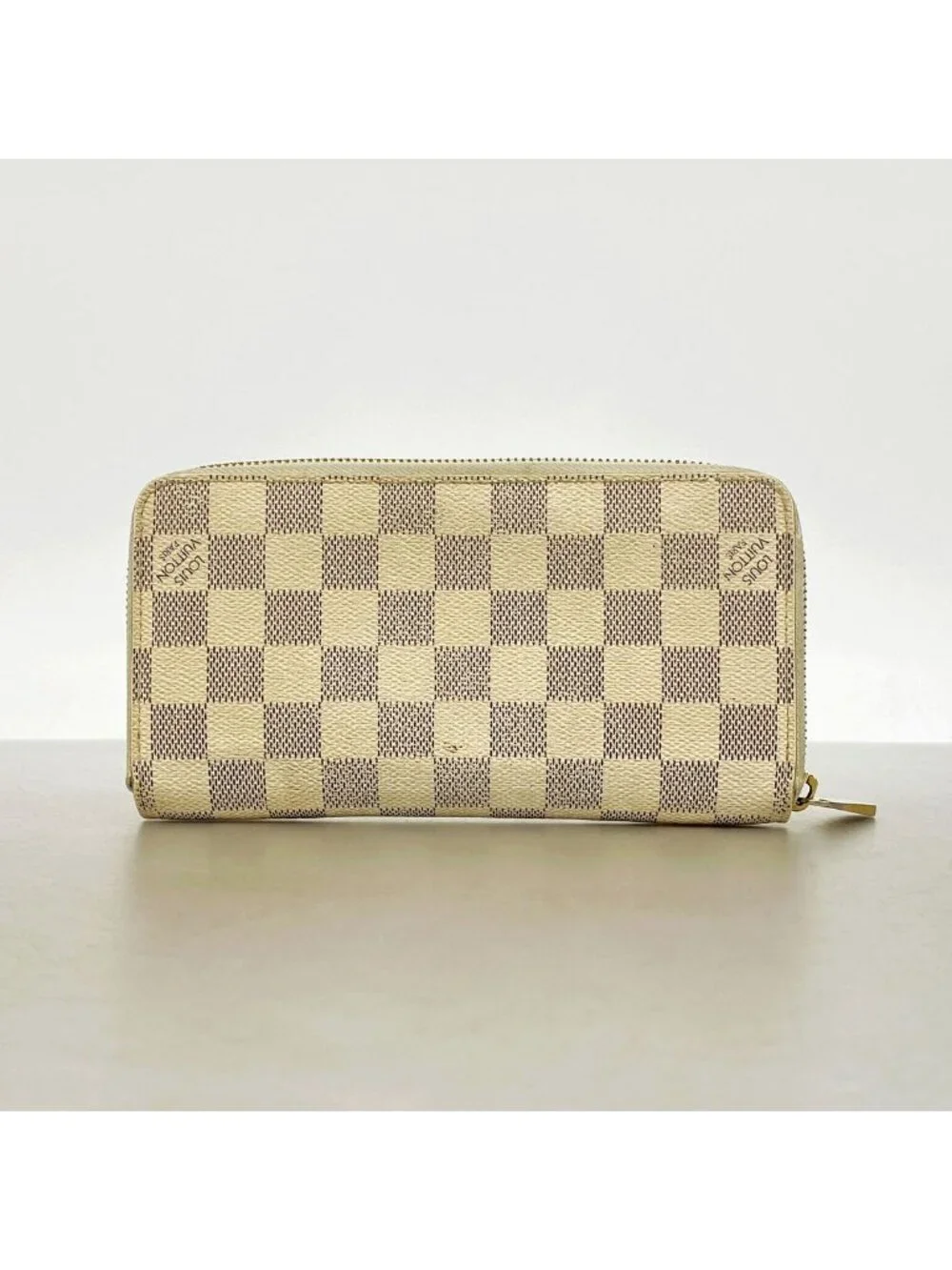 Louis Vuitton Wallet Damier Azur Zippy White
